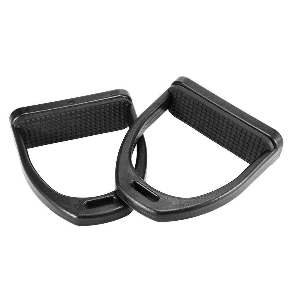 Andoer Durable Horse Saddle Stirrups, High Density Construction for Long-Lasting Support