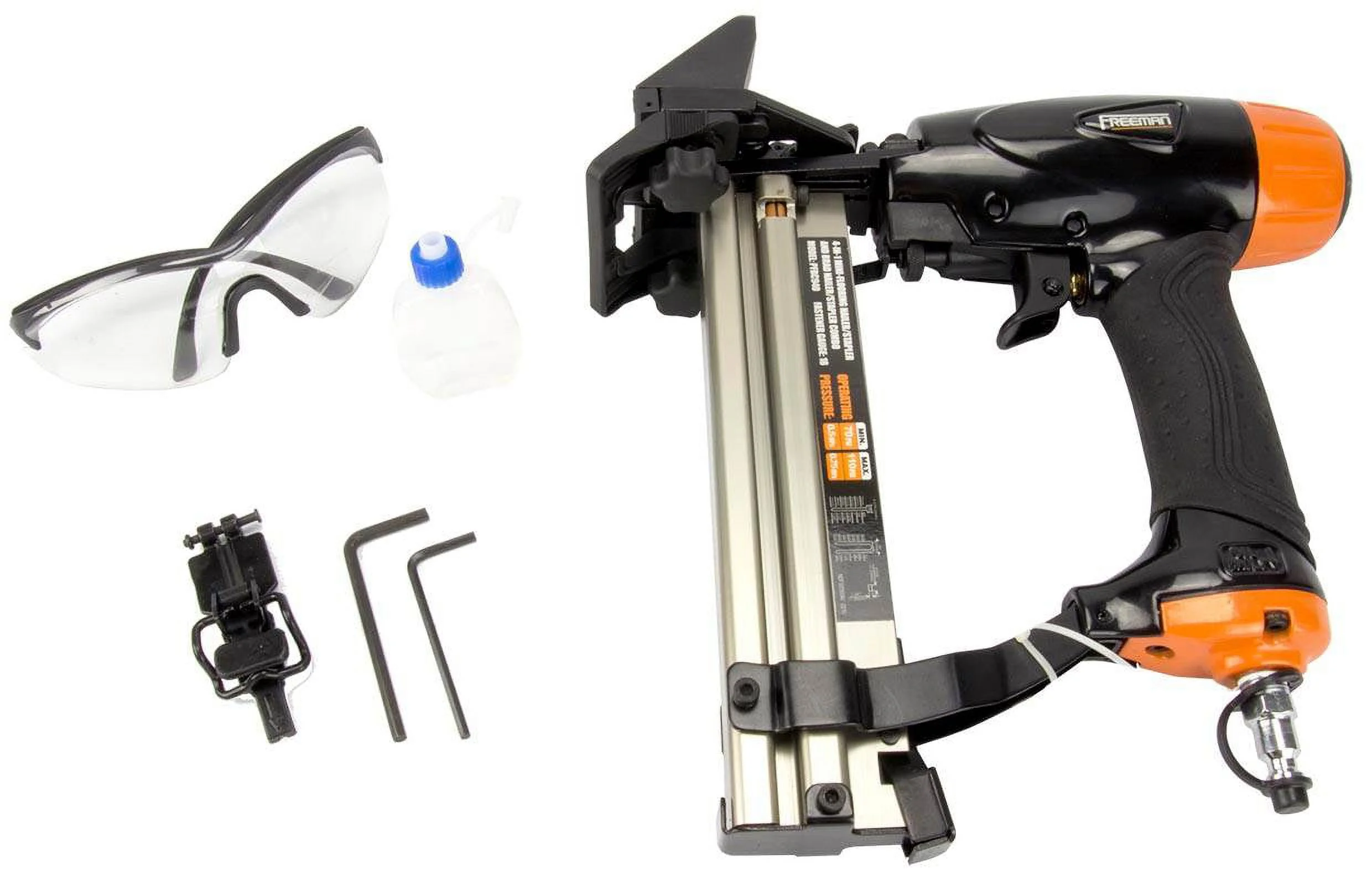 FREEMAN PFBC940 4 in 1 Mini Pneumatic Air Flooring Nailer Stapler Nail Gun Combo