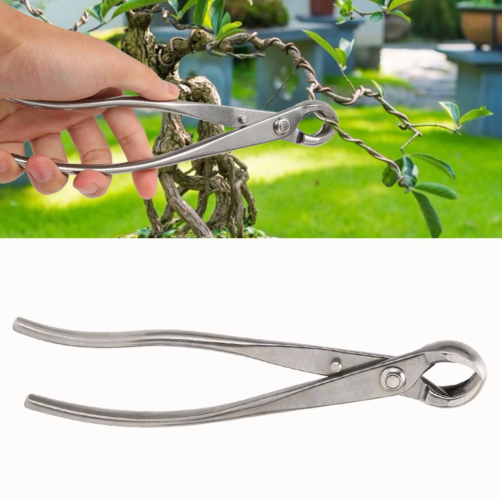 Bonsai Cutter 210mm Ergonomic Handle Stainless Steel Branch Cutter Professional Gardening Bonsai Styling Tool