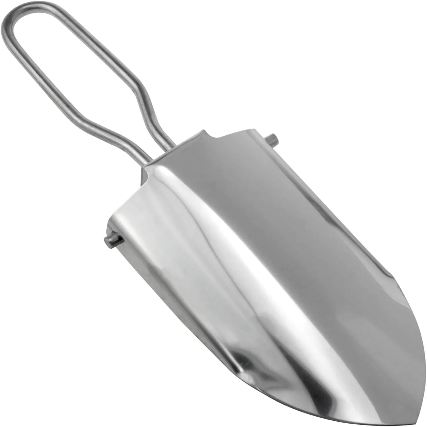 Portable Lightweight Mini Stainless Steel Folding Trowel with Oxford Bag  Ideal for Gardening and Potting - 1pcs
