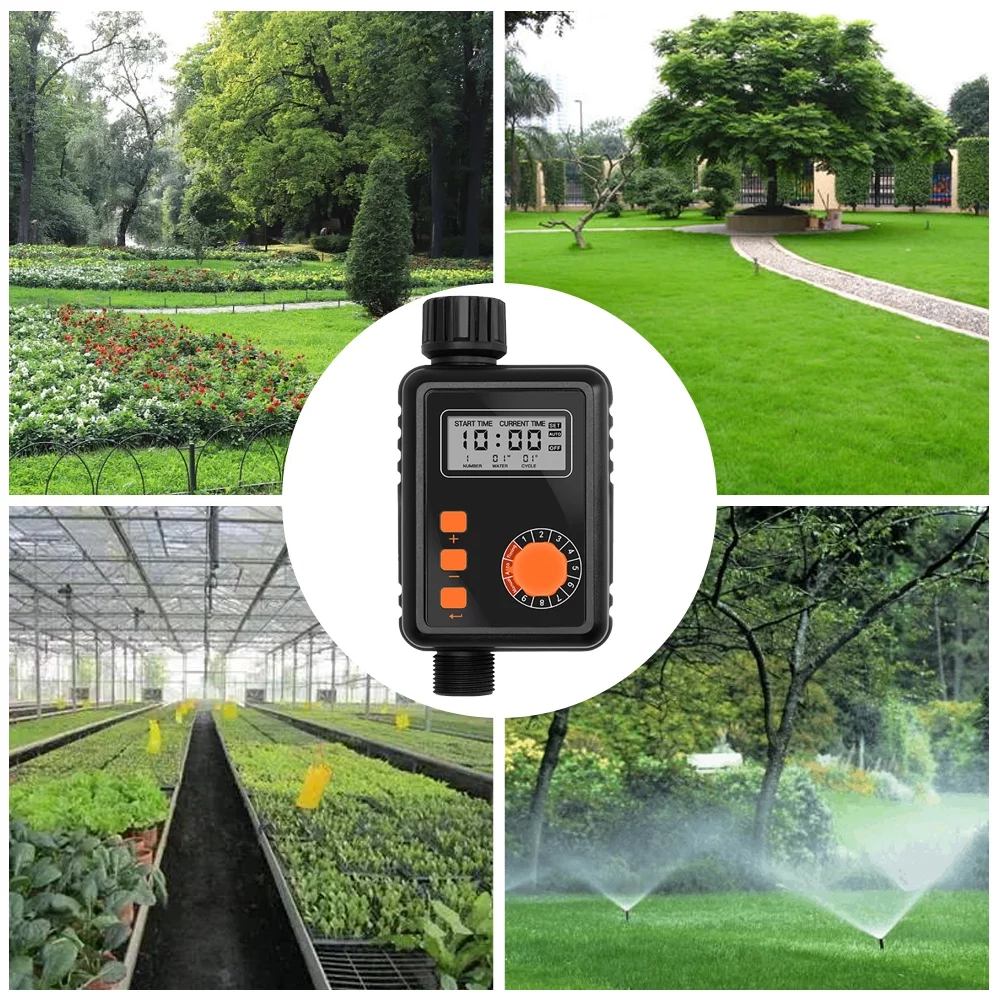 Nebublu Irrigation Regulator,Waterproof Sprinkler 9 Lcd Screen Waterproof 9 Weak Rain Sprinkler 9 Weak With Lcd Screen Iuppa Eryue Laoshe