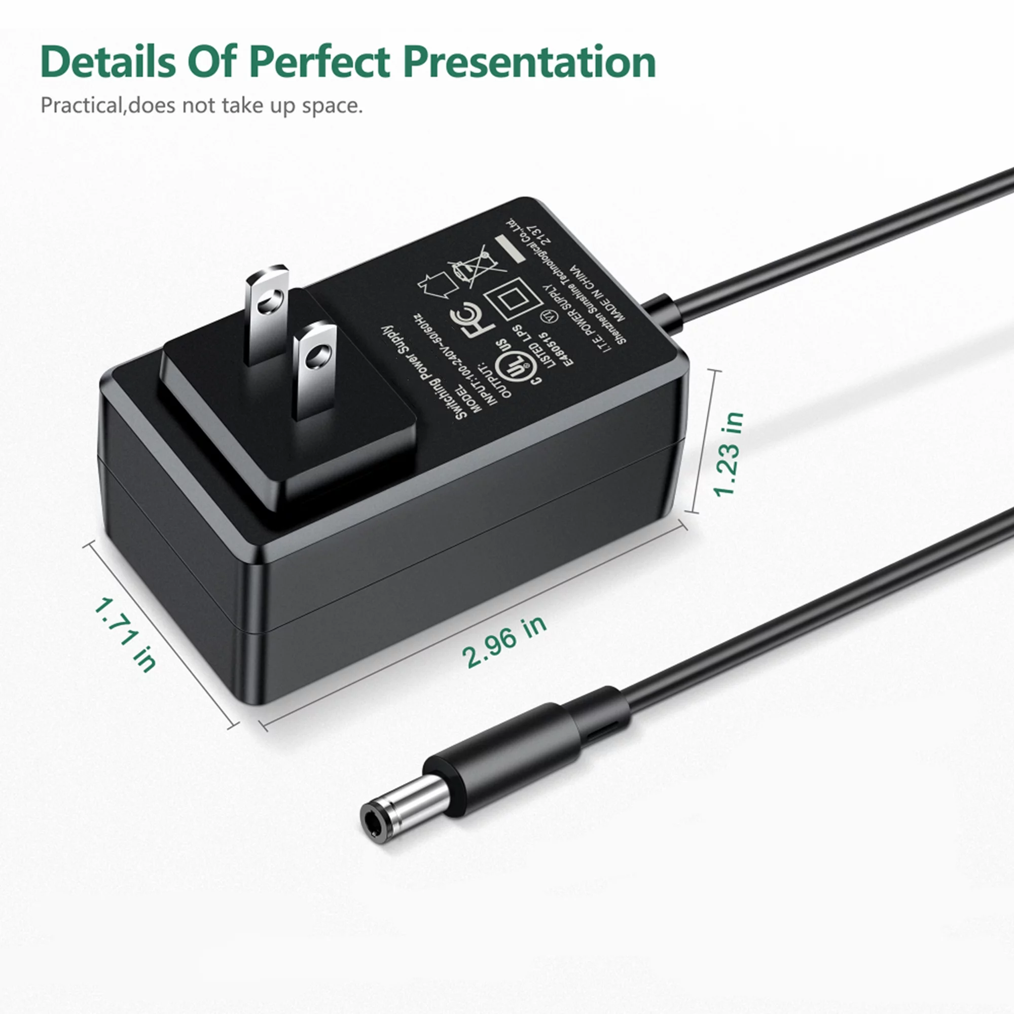 FITE ON Compatible AC DC Adapter Replacement for InstaChange 5900 TALARIS (De La Rue) Automatic Coin Dispenser