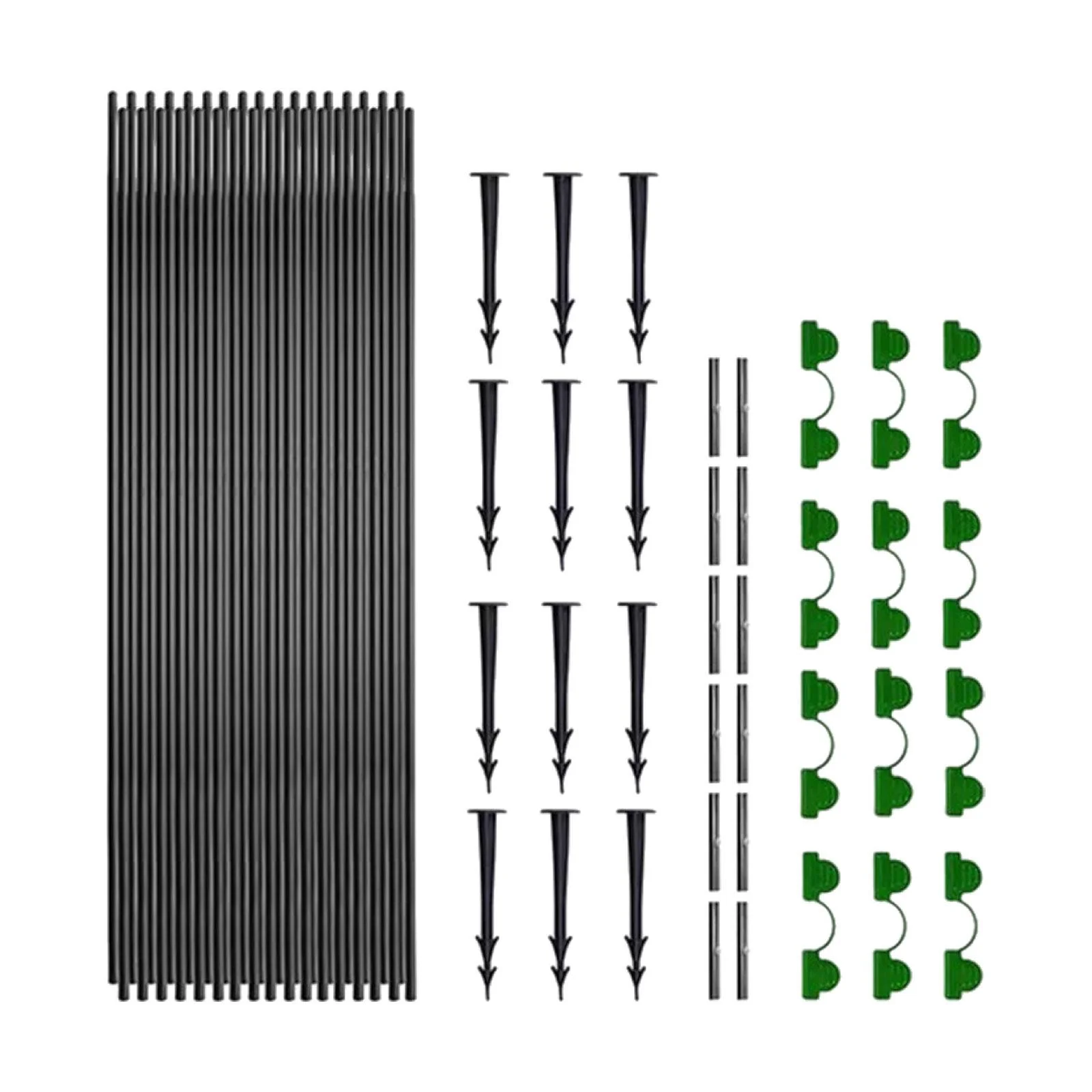 figatia Garden Hoops,Greenhouse Hoops Grow Tunnel Protector,Fiberglass for DIY Plant Support Raised Beds Garden Netting