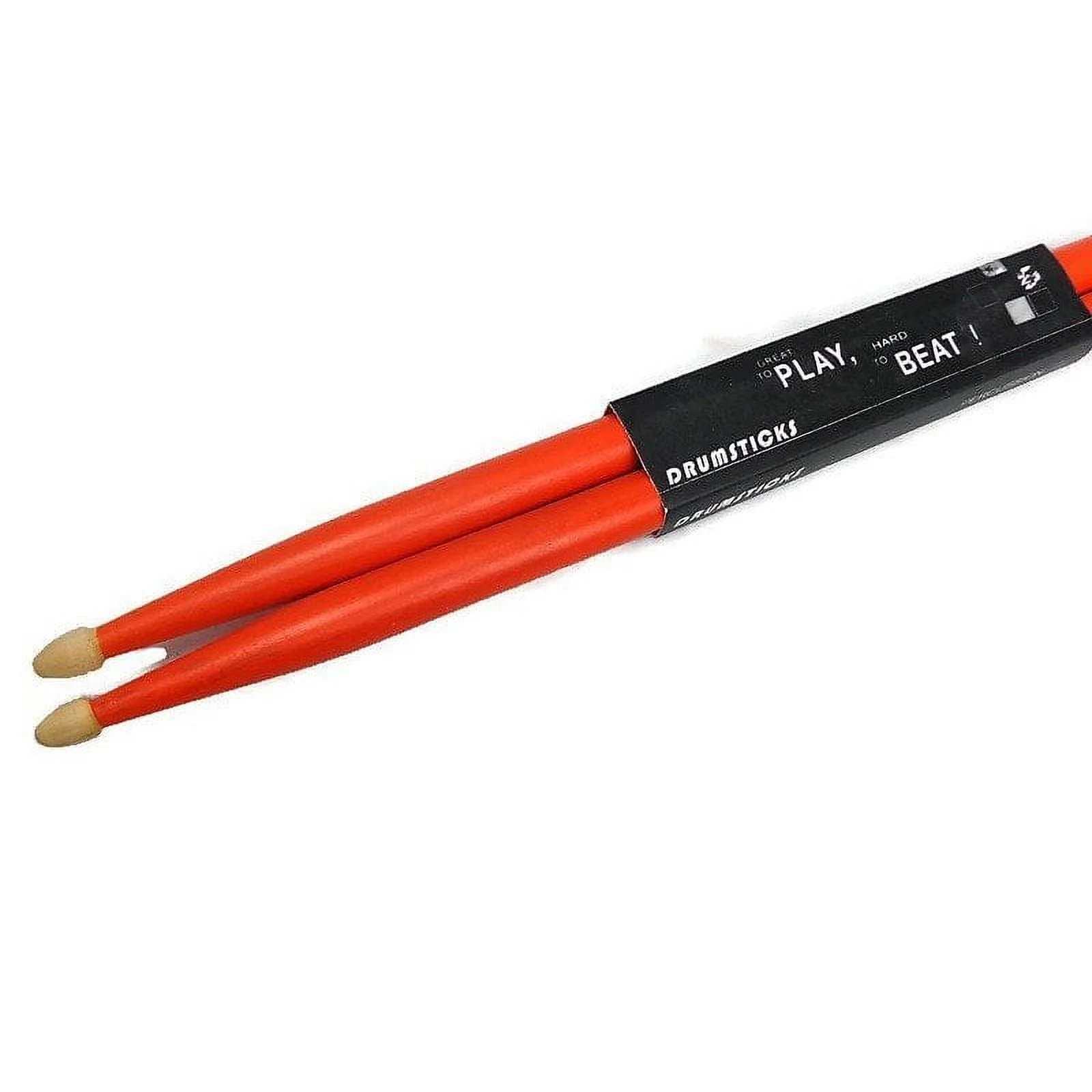 Drum Sticks 5A Maple Drumsticks For Kids And Adults In Exciting Orange!!