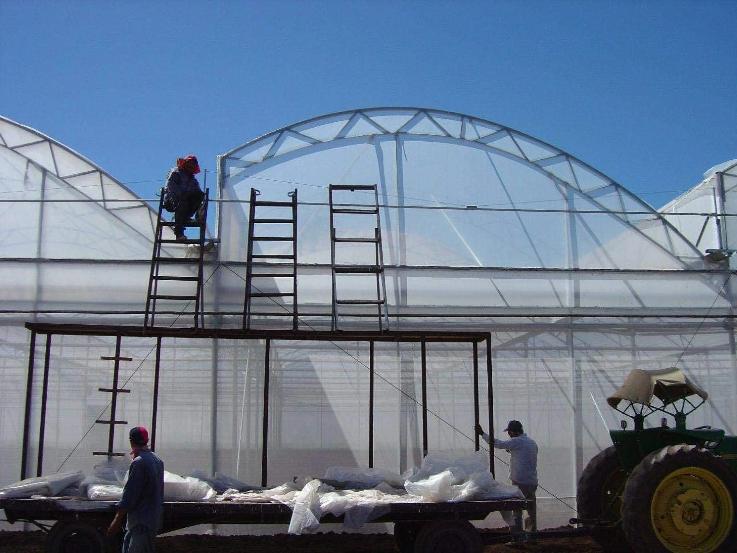 Greenhouse Plastic Clear 6 mil, 4 Year, Polyethylene Covering Film (25 ft. Wide x 25 ft. Long)