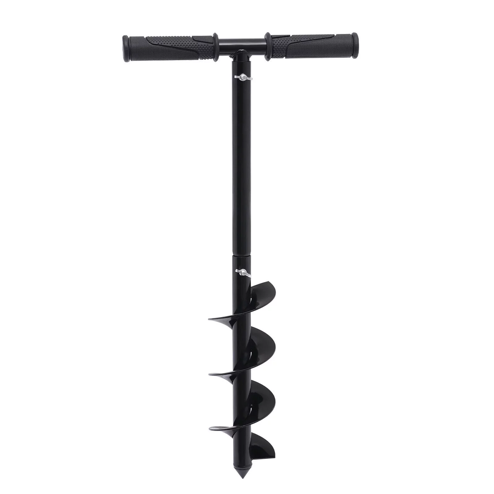 Hand Post Hole Digger Ground Digger Earth Auger Planter Non-Slip Handle