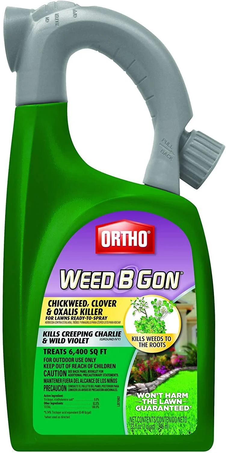 Ortho B Gon Chickweed Clover & Oxalis Weed Killer for Lawns Trigger Case of 6