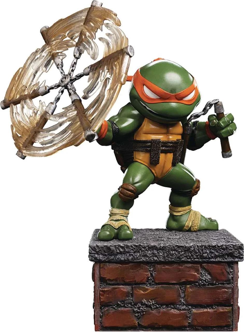 SDCC 2023 TMNT Michelangelo (Ver. 2) PX Minico Figure Iron Studios 52533