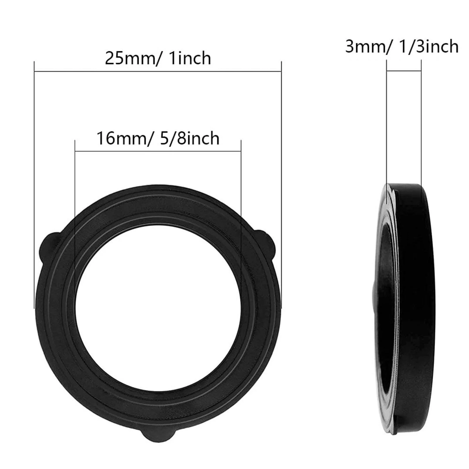 Rubber Gasket 6 Minutes Gasket 20Pcs Garden Rubber Nipple Seal Ring Joint Rubber Ring Seal Ring Bead Drill Bit Set