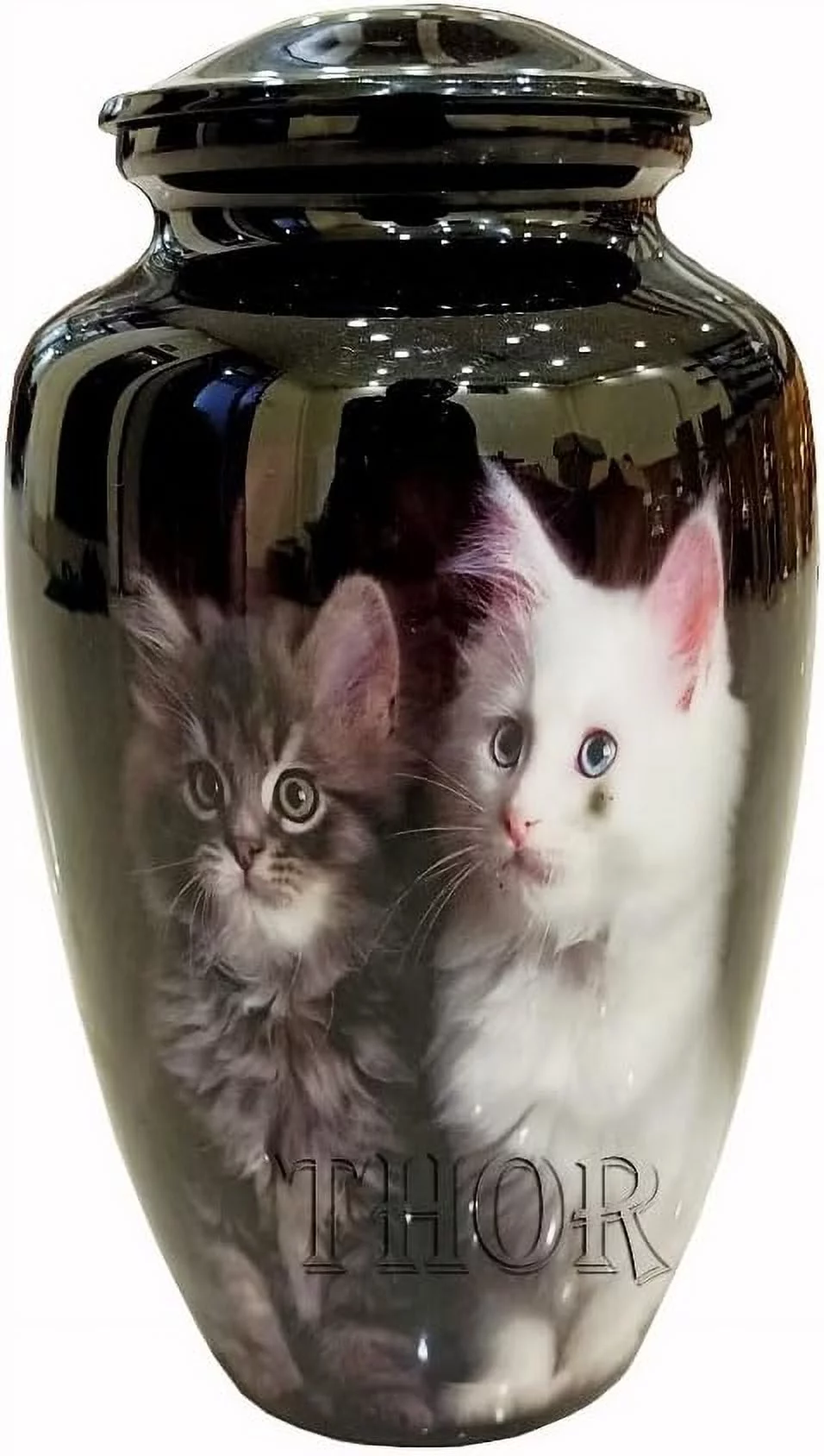 Urns for Human Adults Cremation Ashes Urn/with Beautiful Urn for Cat Ashes Funeral Burial Memorial Carefully Completely Handcrafted with Black Finish Rustic Vintage Home Decor Gifts