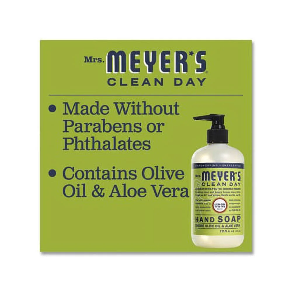 Clean Day Liquid Hand Soap Lemon, 12.5 oz, 6/Carton