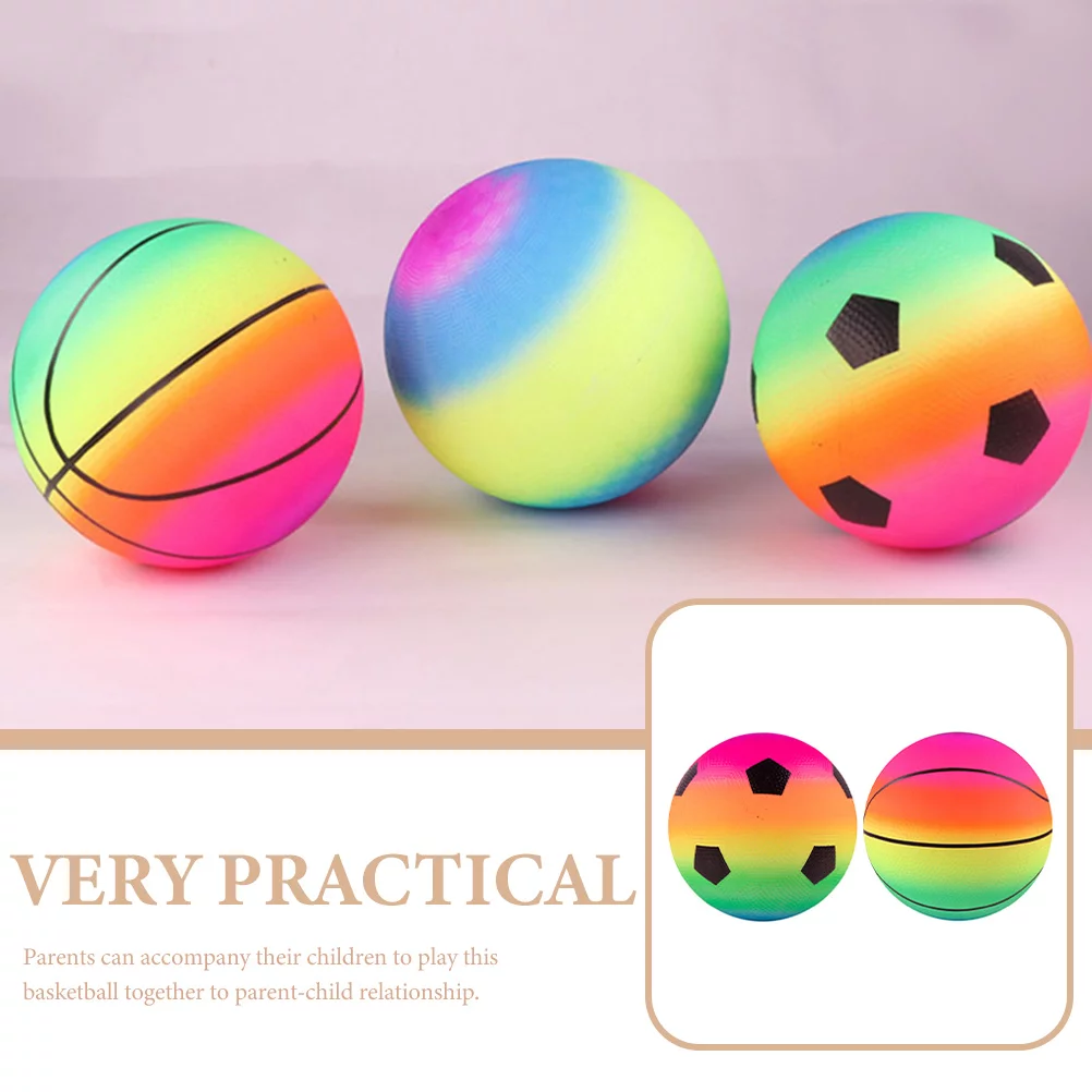 Qumonin 2pcs Playground Balls Bouncing Balls Children Funny Toys Gift for Boys and Girls