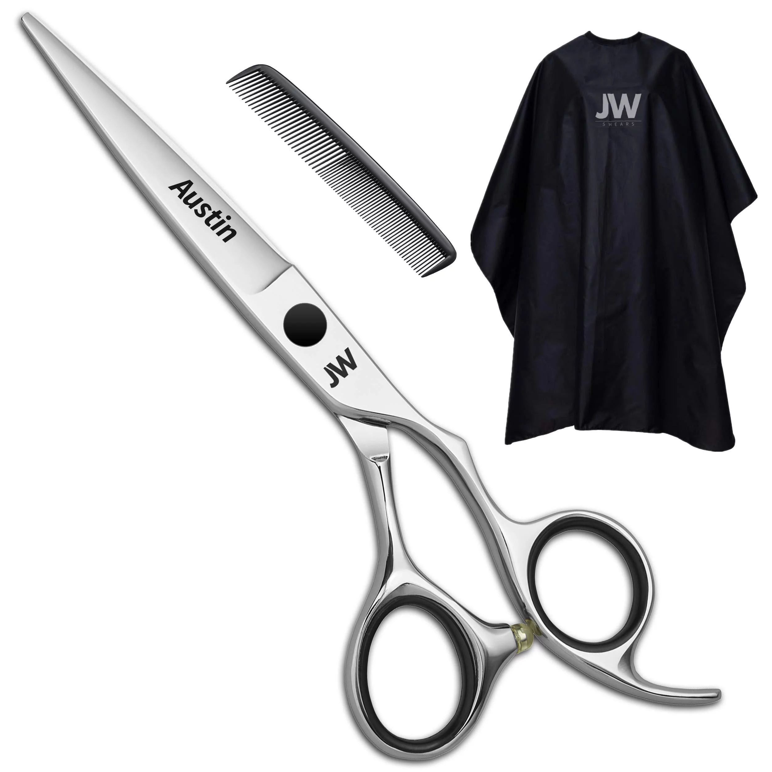 JW Professional Shears Austin Series - Barber & Hair Cutting Scissors / Shears Japanese Stainless Steel B-V1
