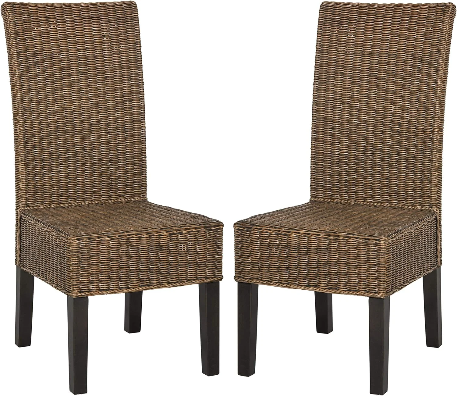 Home Collection Arjun Grey Wicker 18-Inch Dining Chair