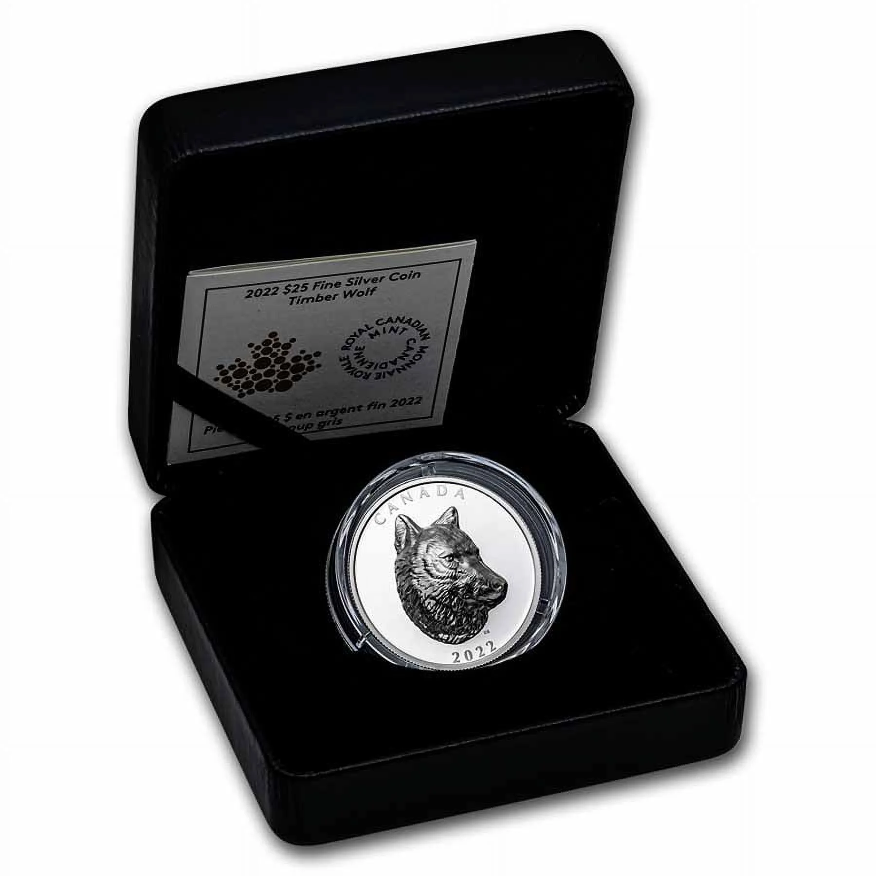 2022 Canada Silver $25 Timberwolf Proof (EHR)