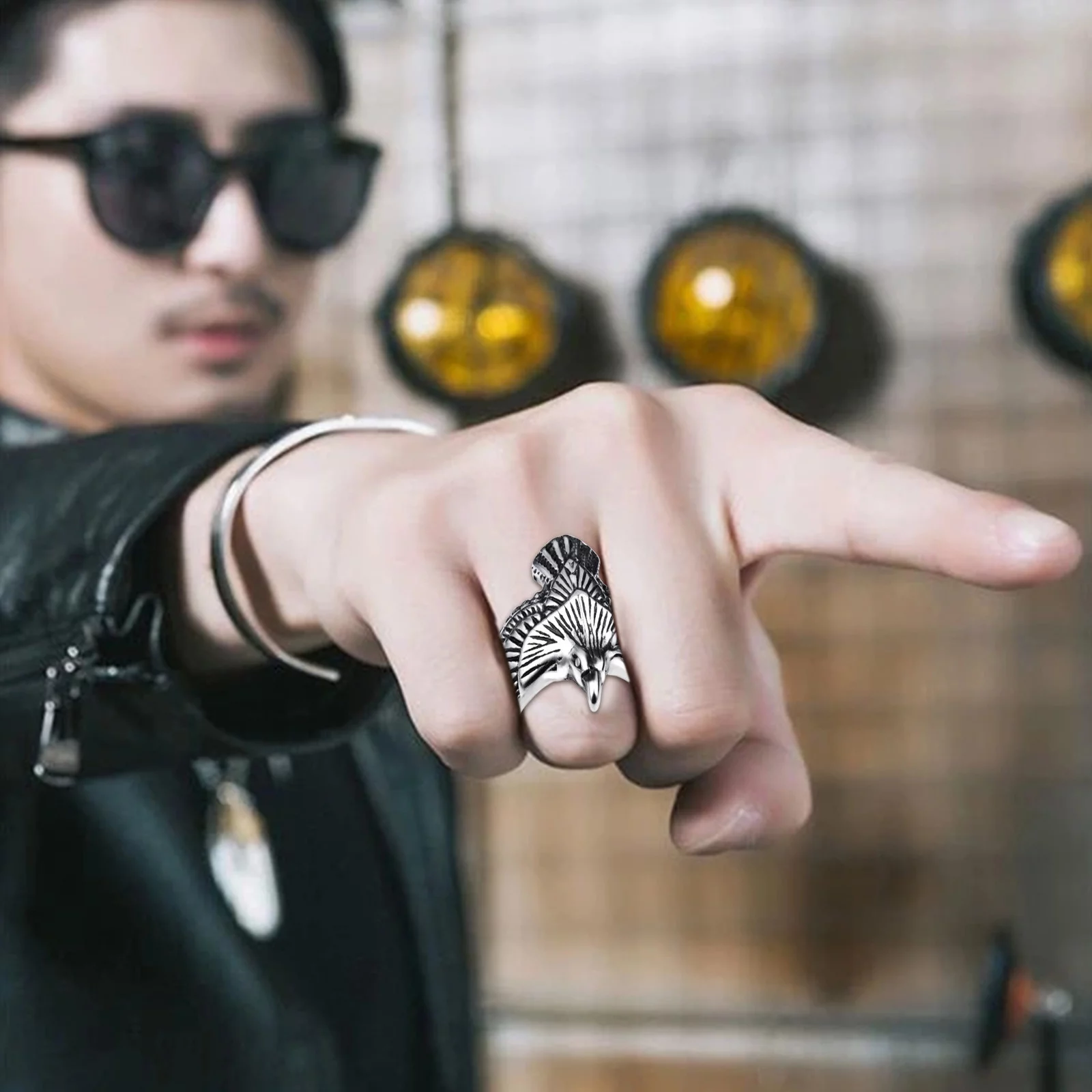 XZZjjl Rings For Women Sterling Silver With Stone The Camellia Ring Women'S Personality Ring Wear Holiday Gifts