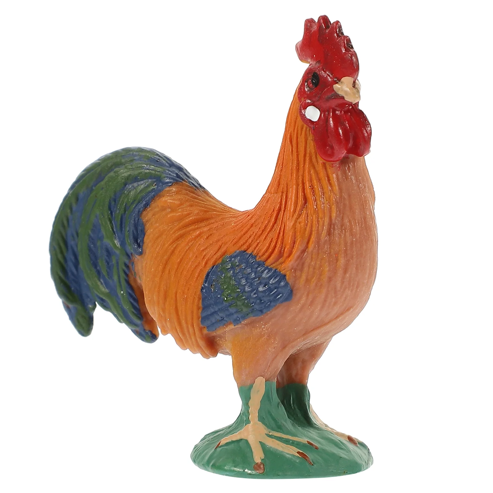 Outdoor Farm Decor Kid Toy Kidcraft Playset Kids Toy Chicken Figurine Model Household Red Abs Child