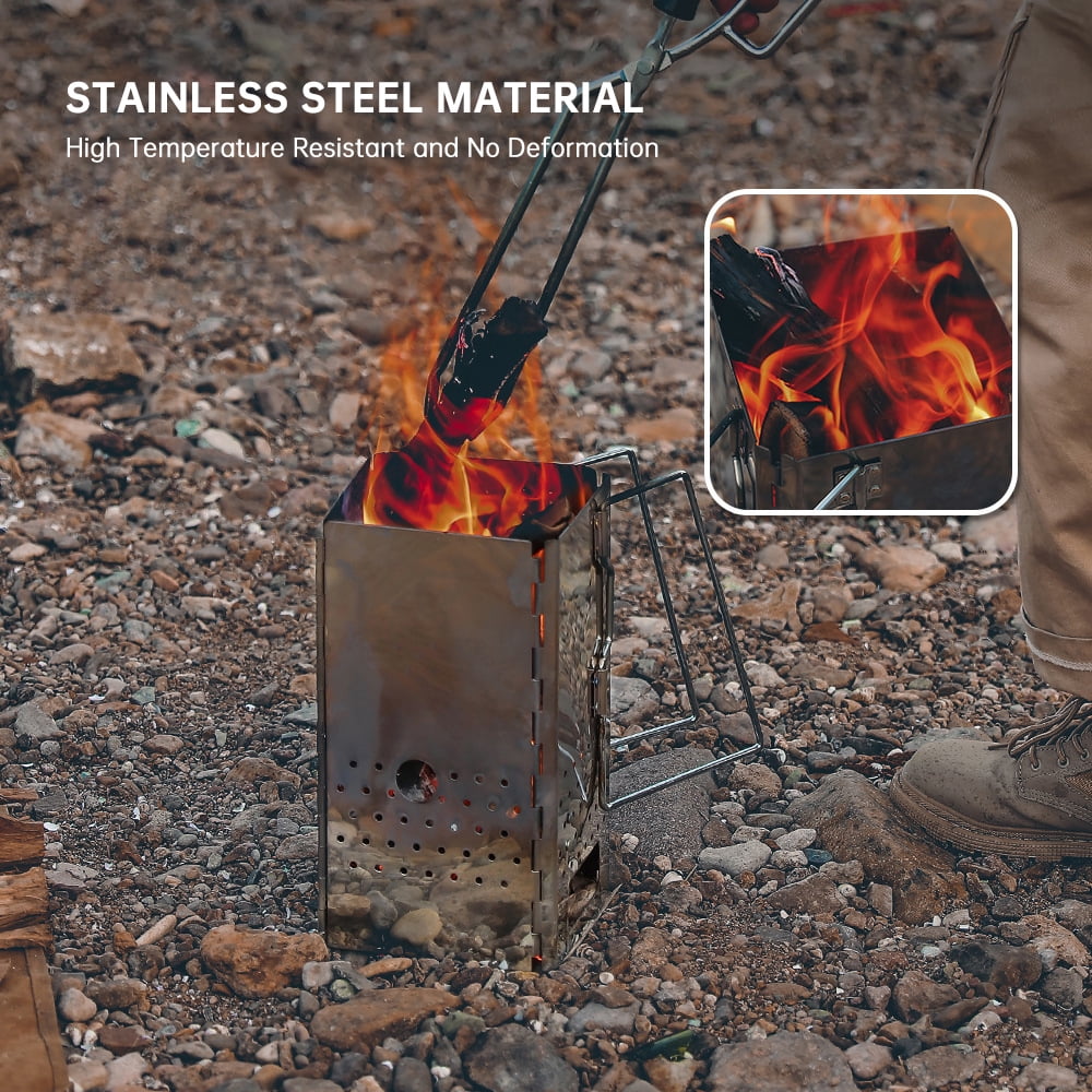 furnace,Steel Chimney Bbq Briquette Coal Fire Bbq Chimney Bbq Briquette Coal Steel Bbq Briquette Chimney Stainless Steel Buzhi