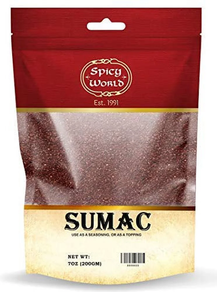 Spicy World Ground Sumac Spice 7Oz (Pack Of 12)