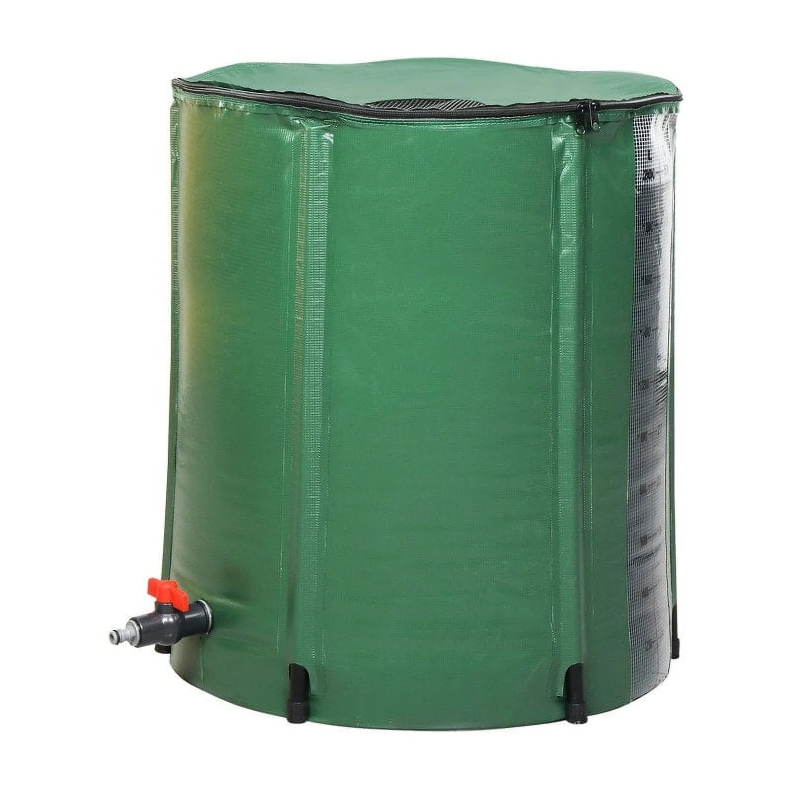 Plastic Patio Calibrated Collapsible Rain Barrel 100 Gal.