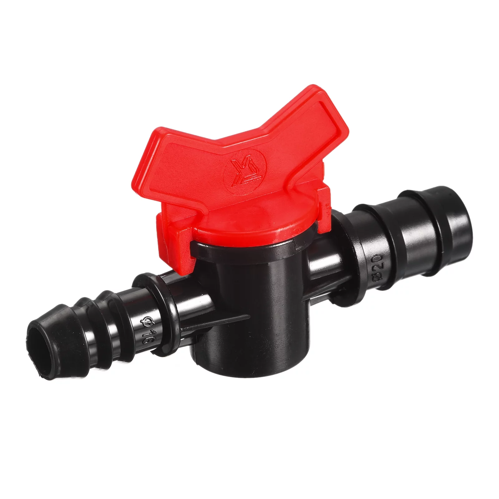 Uxcell 1pack Drip Irrigation Barbed Valve 96mmx55m Switch Valve Aquarium