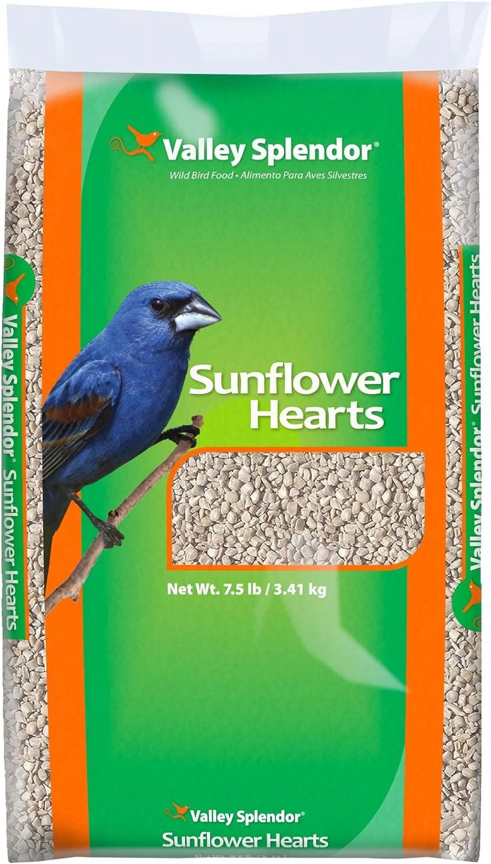 Red River Commodities Valley Splendor Sunflower Hearts Bird Seed, 7.5 lbs