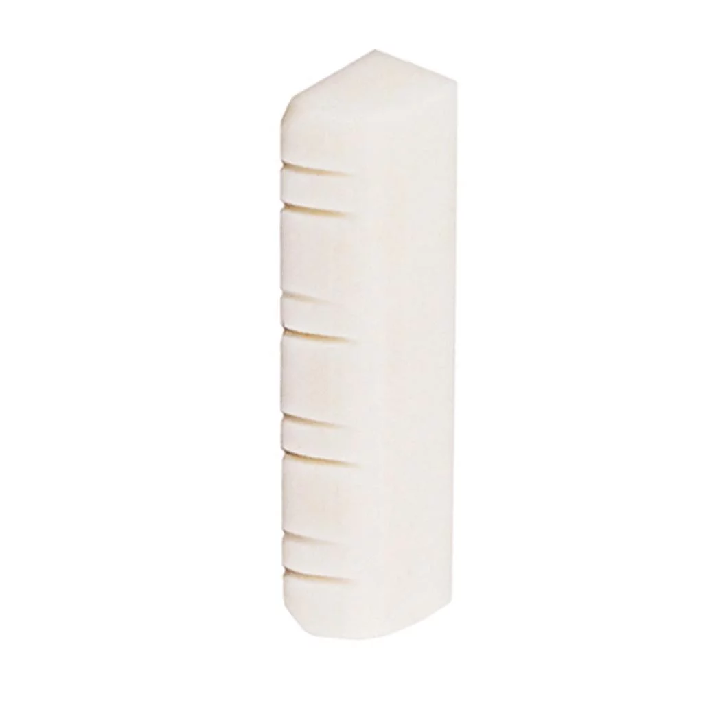 MERIGLARE 5xMandolin Nut 8 String Mandolin Bone Slotted Nuts 28x5x7mm