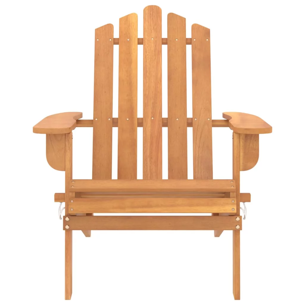 Suzicca Patio Adirondack Chair Solid Wood Acacia