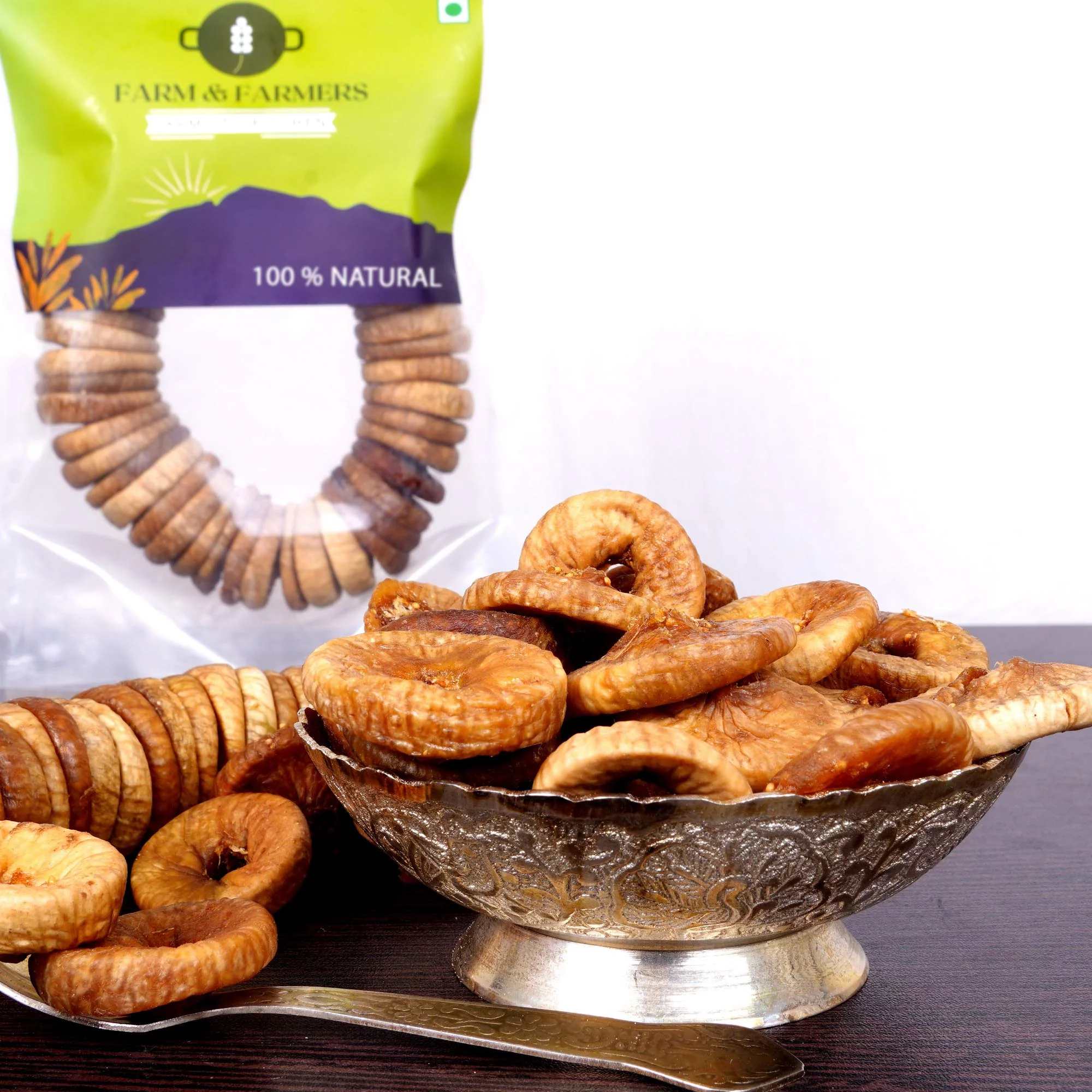 Farm & Farmers Natural & Dry Fig/Anjeer, 250 Gm