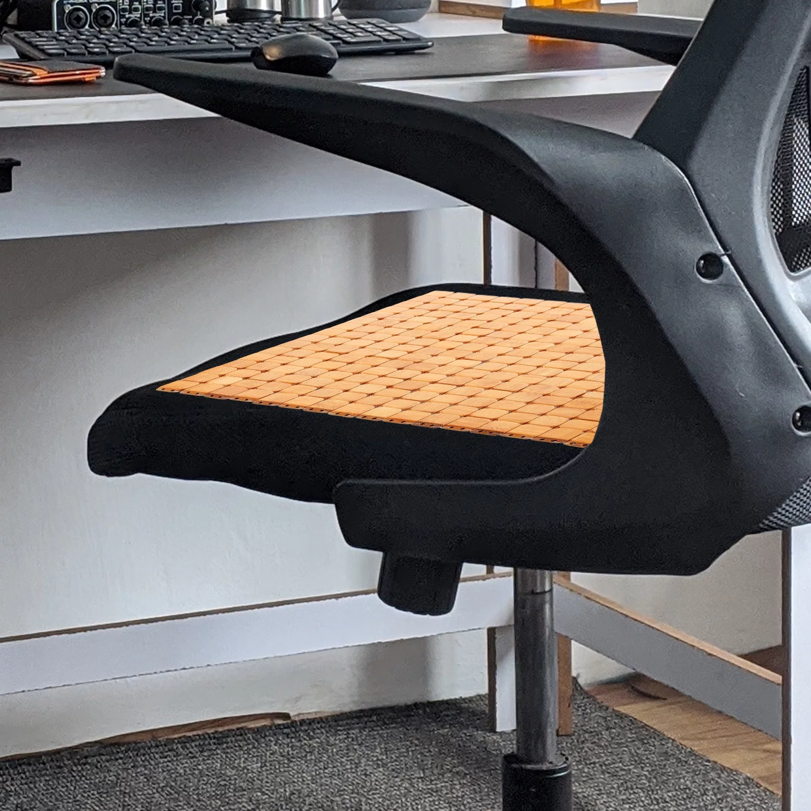 Bamboo Mahjong Mat Cushion Summer Chair Seat (small Star Anise) Car Pad Office Outdoor Seating Cushions Cool