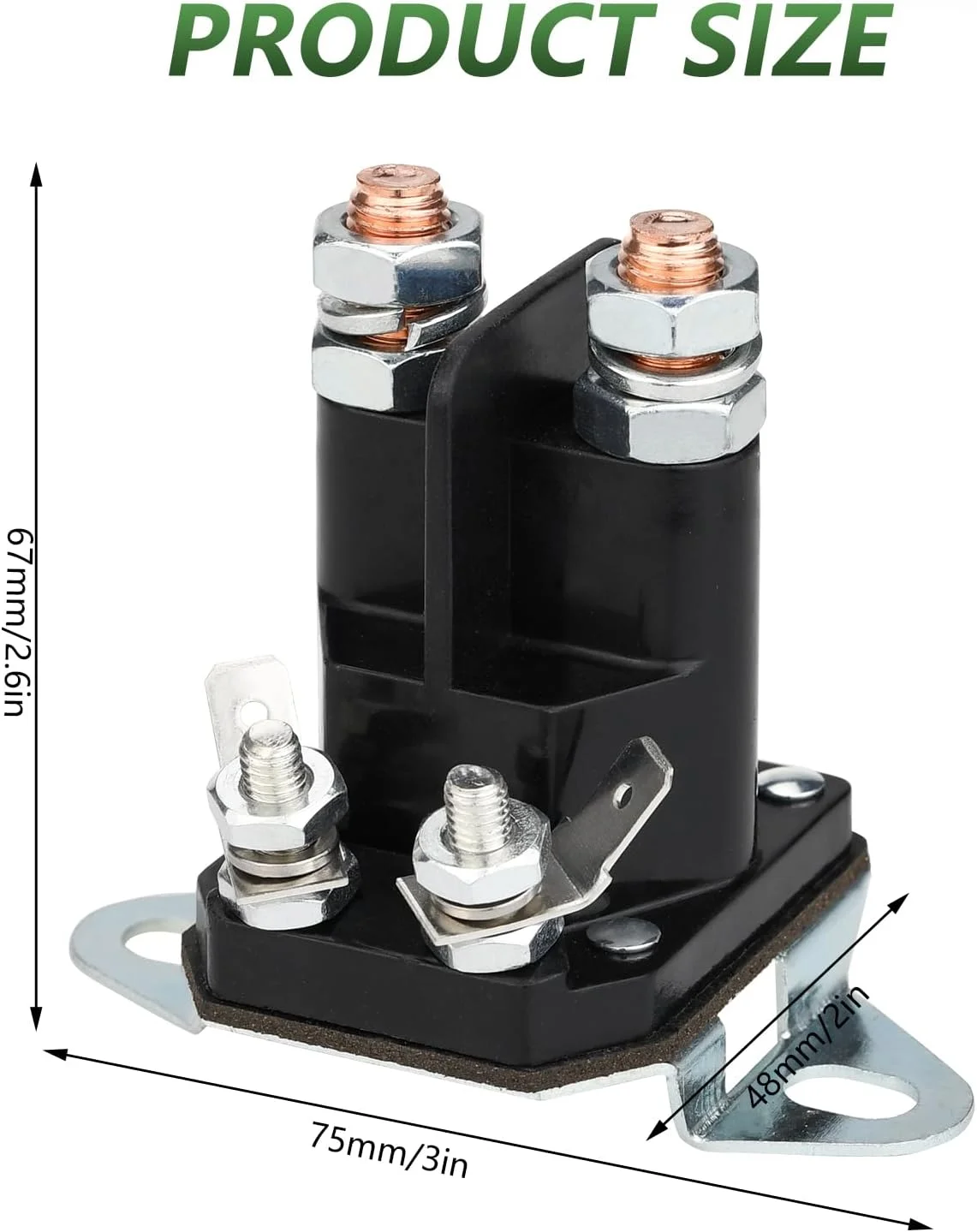 Starter Solenoid for Toro Exmark Timecutter ss5000 z4200 ss4225 ss4235 Zero Turn Lawn Mower