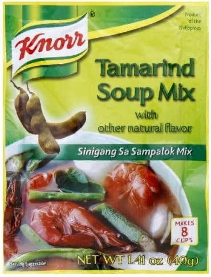Knorr Tamarind Soup Mix (Sinigang sa Sampalok Mix), 1.41oz (40g) (12)
