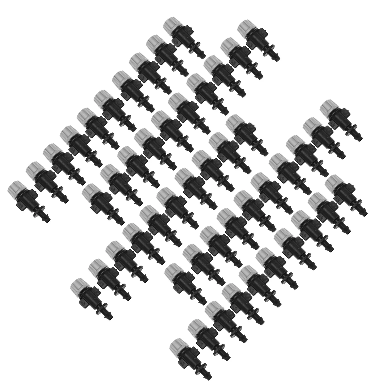 Alupre 50pcs/set Misting Nozzles Sprinkler Head Atomizer compatible with Garden Drip Irrigation System