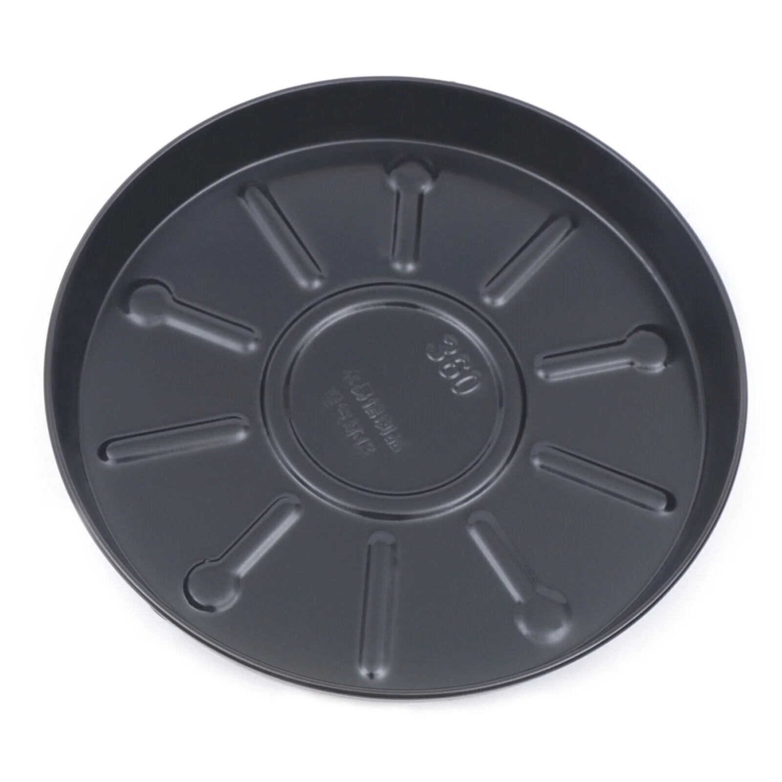 Black 3-Pack Movable Plant Caddy + Wheels Plant Dolly Rolling Flower Pot