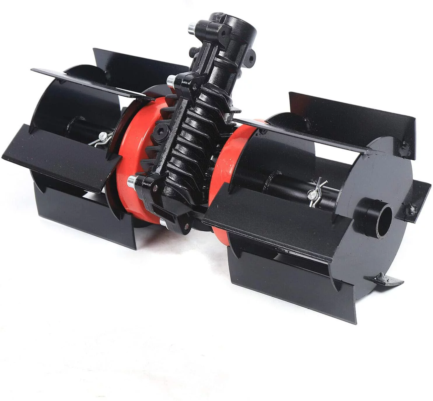 Fetcoi Tiller Cultivator, 52CC 1.7HP 2 Stroke Gas Powered Backpack Garden Rototiller Cultivator Hedge Trimmer Yard Tilling Tool