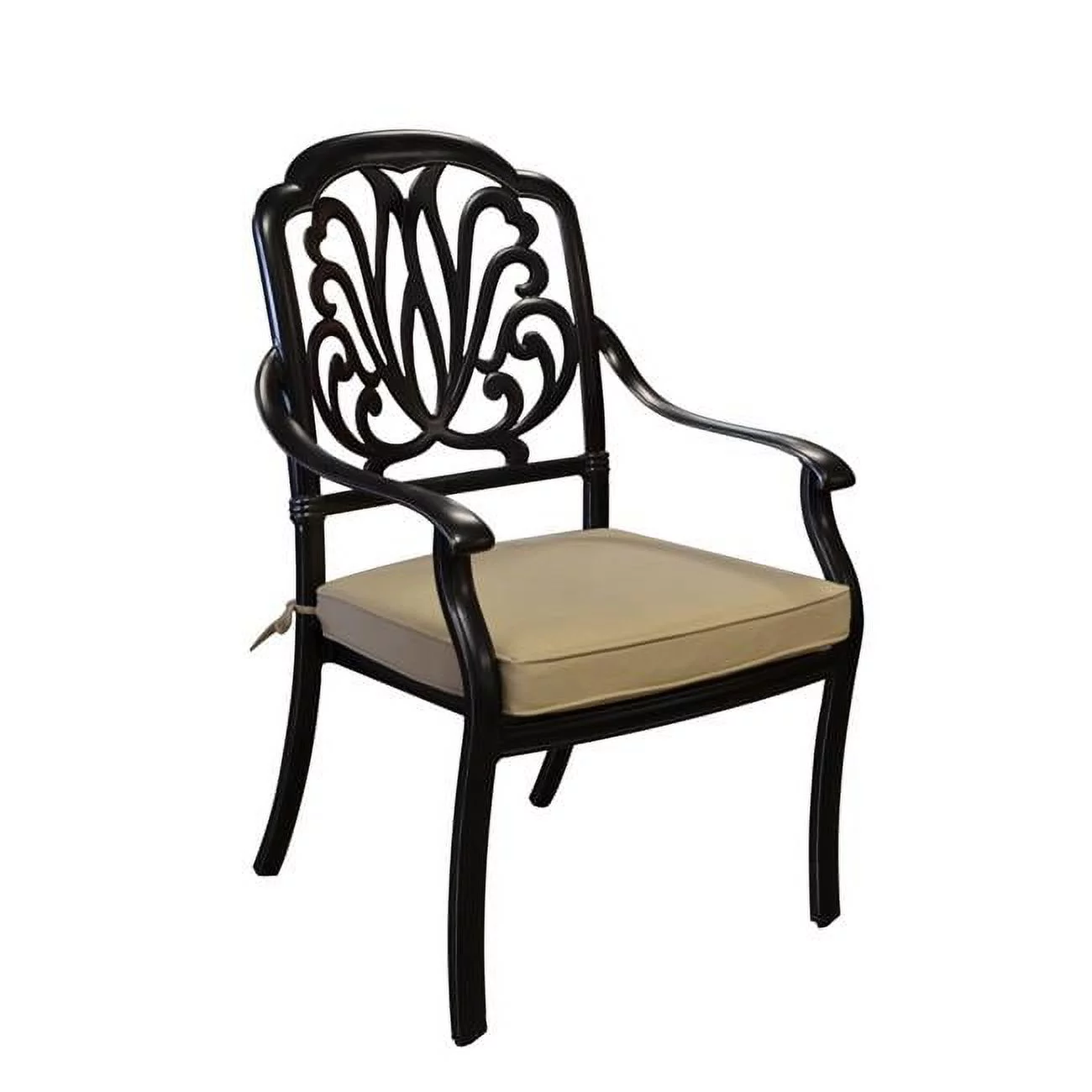 Elisabeth Aluminum Outdoor Dining Chair Plus, Multicolor - 41 x 27 x 28 in.