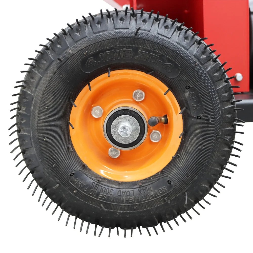 Techtongda 220V Hand Pushed Wood Crusher Branch Crusher Twig Shredder Straw Landscaping Shredder