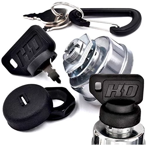 Replaces Troy-Bilt/MTD, Pro-Line FRT, Proline, Horse, - Garden Tiller - Rear Roto-Tiller Ignition Key  - Ultimate Dual Protection - 3 Keys  Free Carabiner