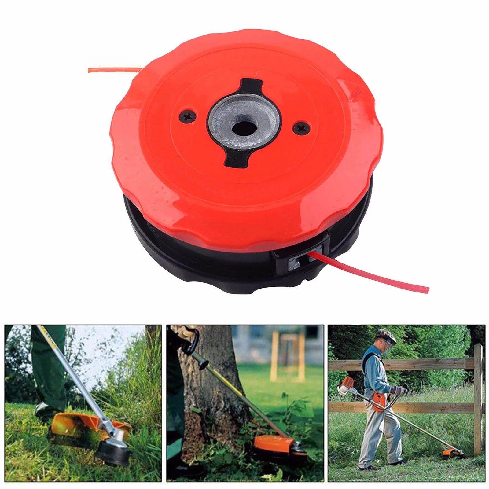 OUHUON Universal Speed Feed Line Trimmer Head Weed Eater For Husqvarna For Echo