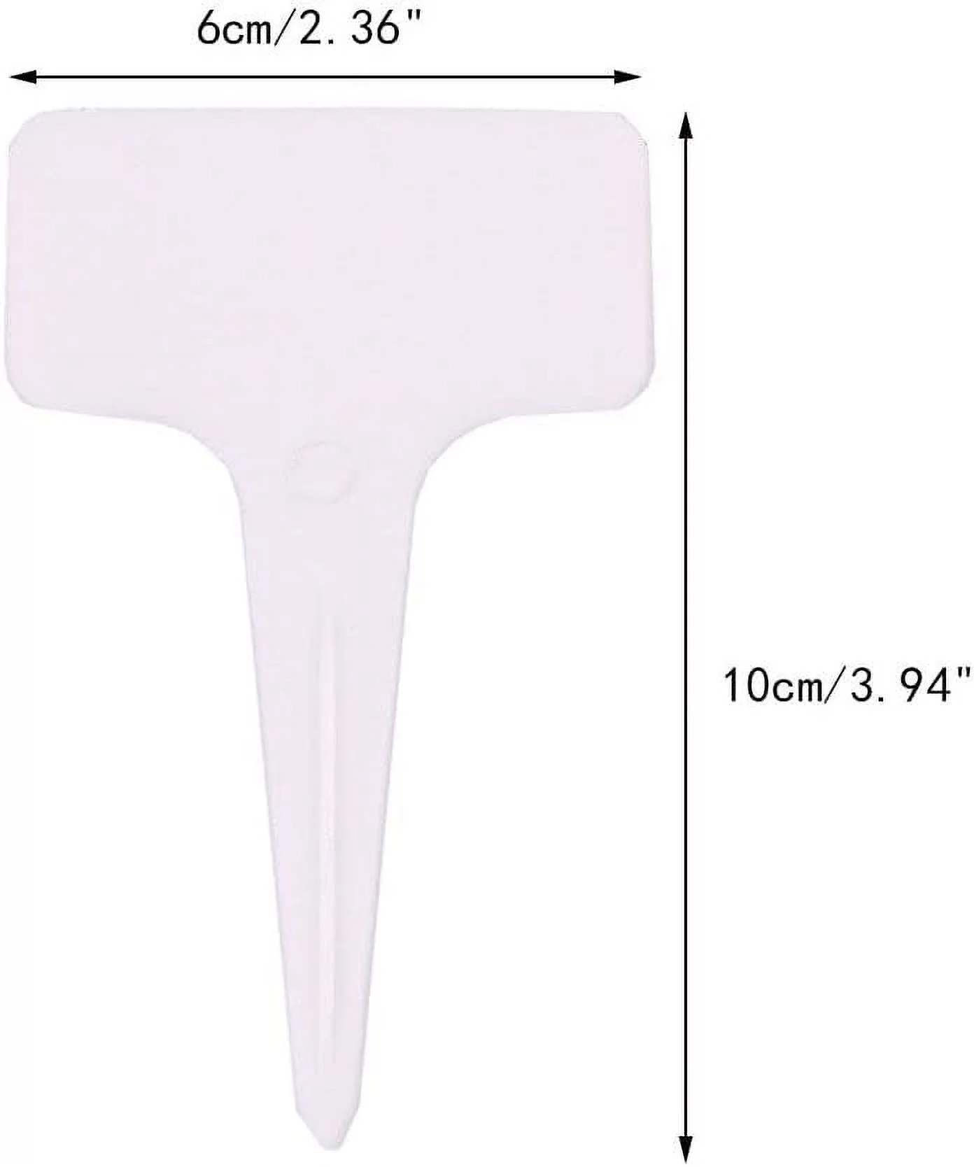 TomorrowSeeds - Blue T-Shaped Plant Labels - 10 Labels - Garden Stake Plastic Row Marker Pot Seed Label Food Safe Party Waterproof 2024 Season