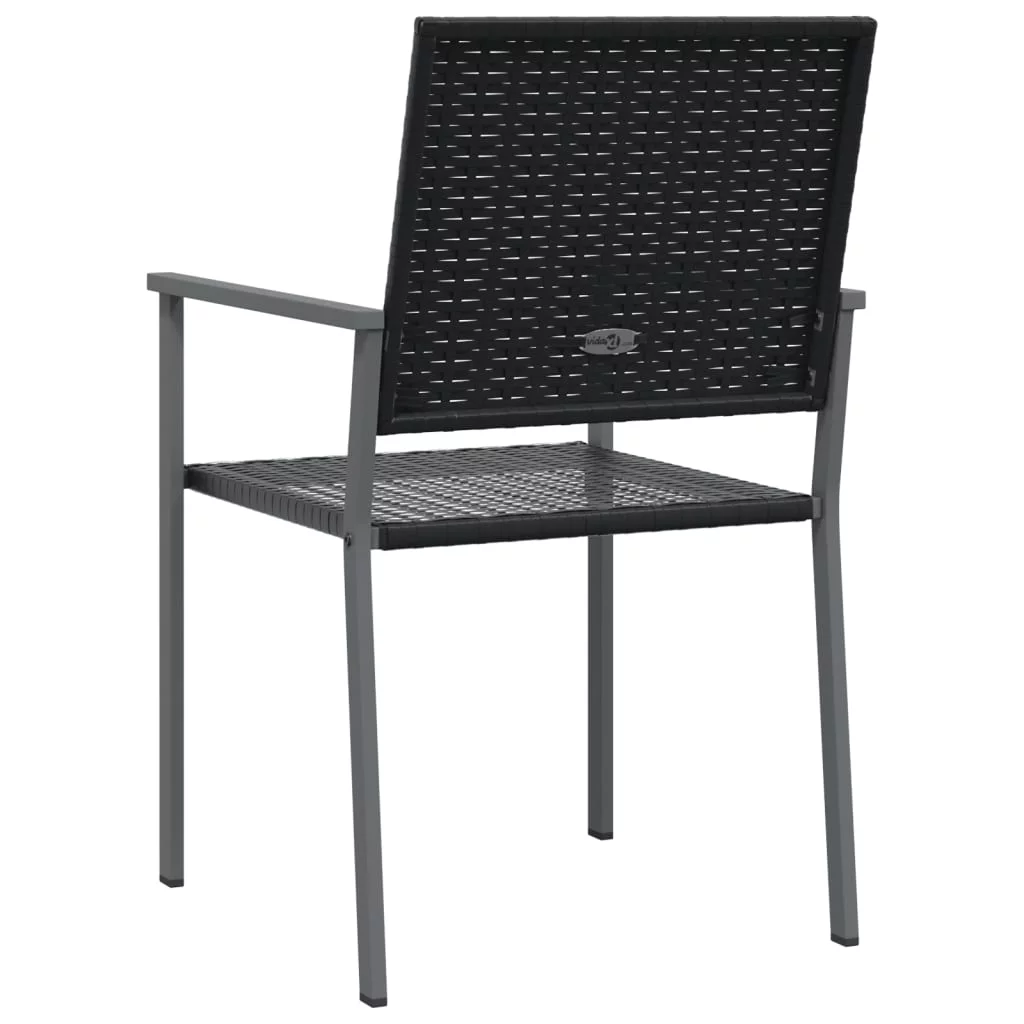Aibecy Patio Chairs 2 pcs Black 21.3
