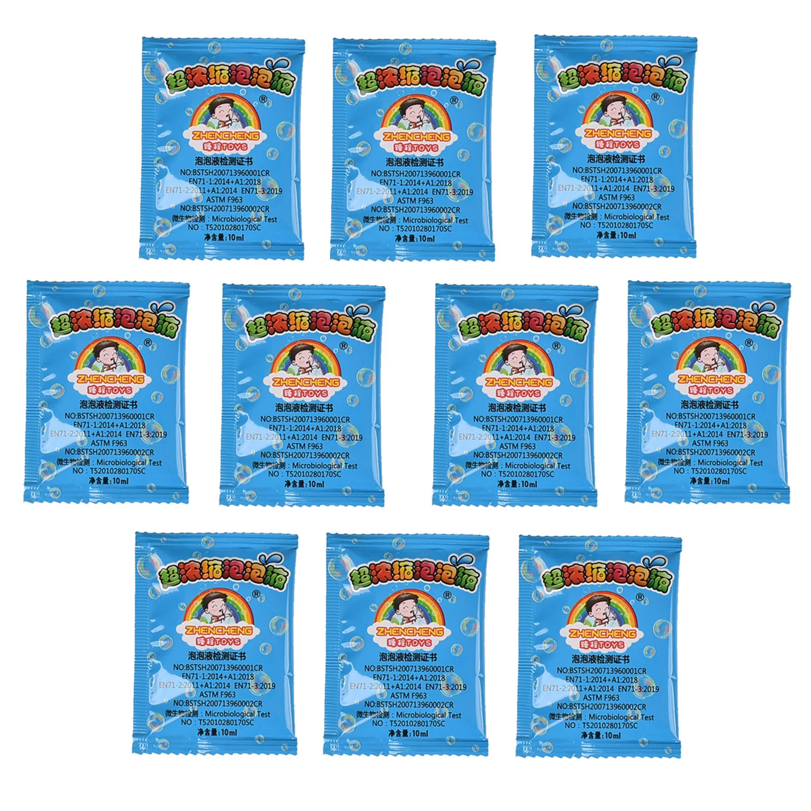 ZiSUGP Toy Supplies Solution Water 10ml Bubble Refill Bubble Blower Juice Soap Bubble Supplies Bubble Liquid Wedding Bable Toy Girls 1-2 Years Old