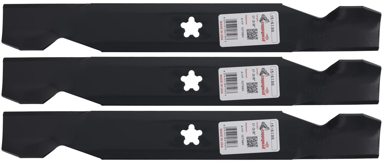 Rotary® 6196 Mower Blades for AYP® Craftsman® Husqvarna® Poulan® 50