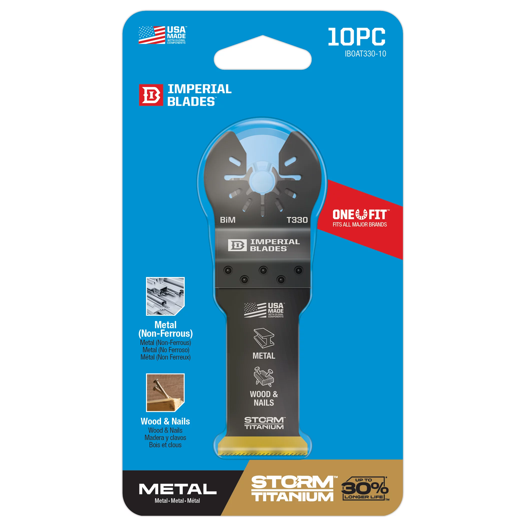 Imperial Blades IBOAT330-10 ONE FIT 1-1/4