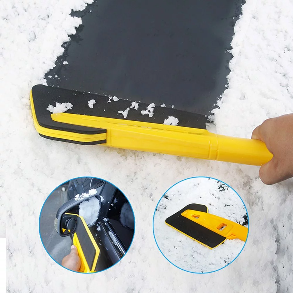 Retractable Cleaning Tool Car Cleaning Detachable Water Remover Snow Shovel Ice Scraper Snow Brush SCALABLE
