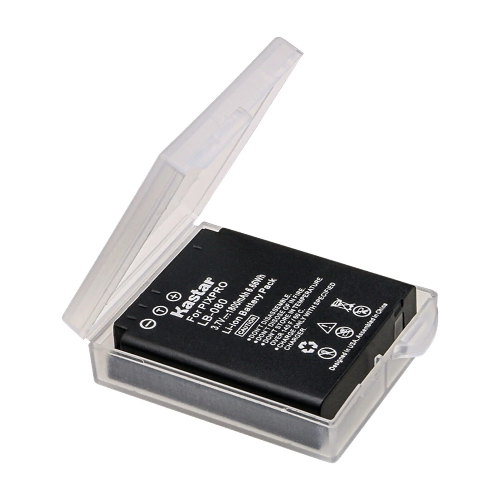 Kastar 2-Pack Battery + LCD USB Charger for Kodak LB-080 Spare Battery, Kodak PIXPRO SP360 4K, PIXPRO ORBIT360 4K VR Camera, PIXPRO SP1, SP1 HD, SP1-YL3 Action Camera, PlaySport (Zx5) Video Camera