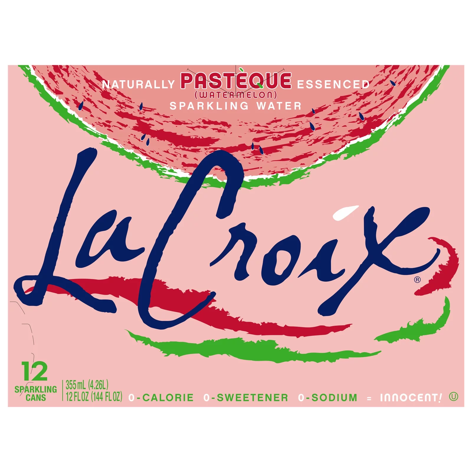 Lacroix - Sparkling Water Watermelon - Case of 2-12/12 FZ