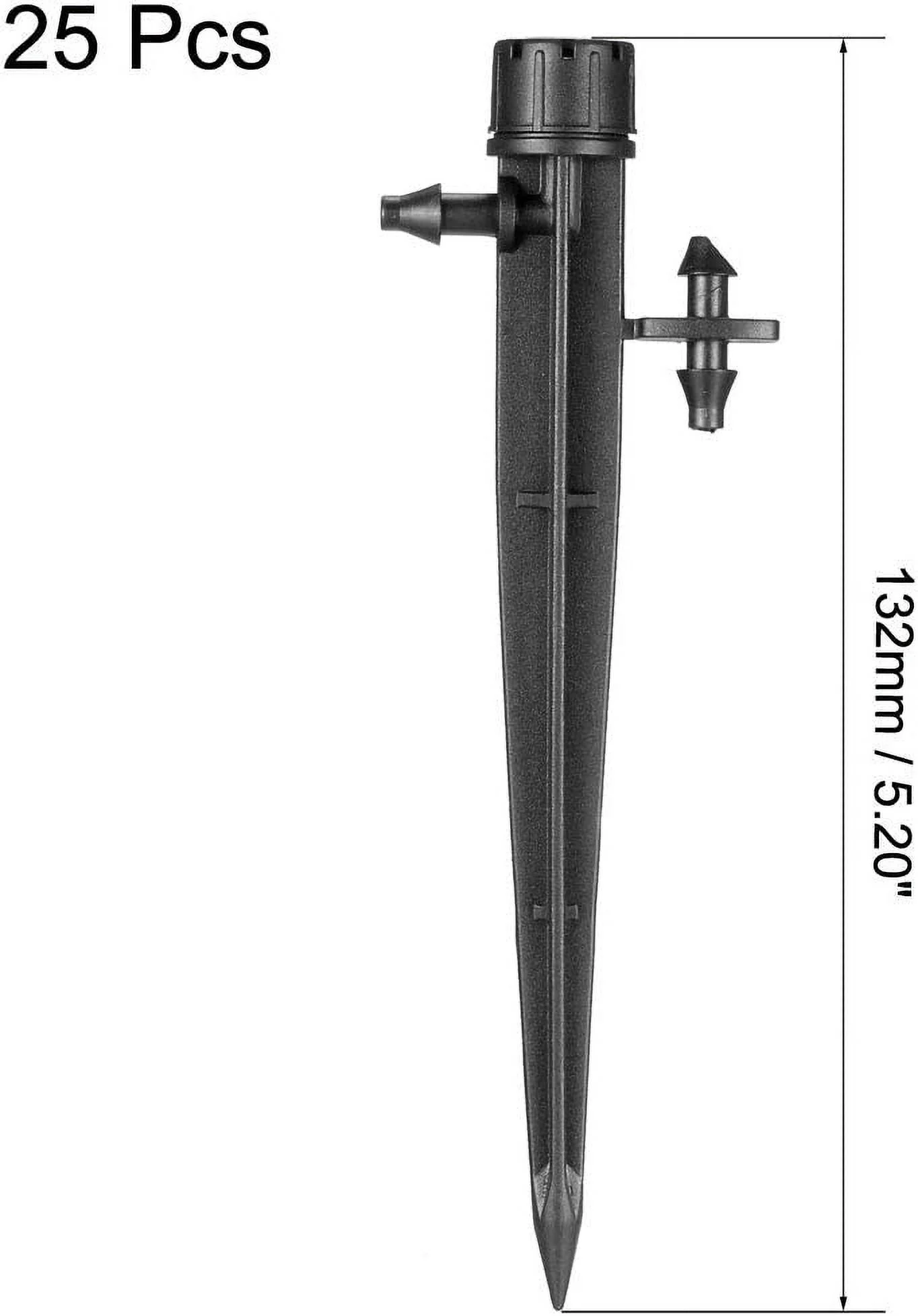 Adjustable Spray Drippers, 180 Degree Micro Emitter Irrigation Watering System, 25 Pcs