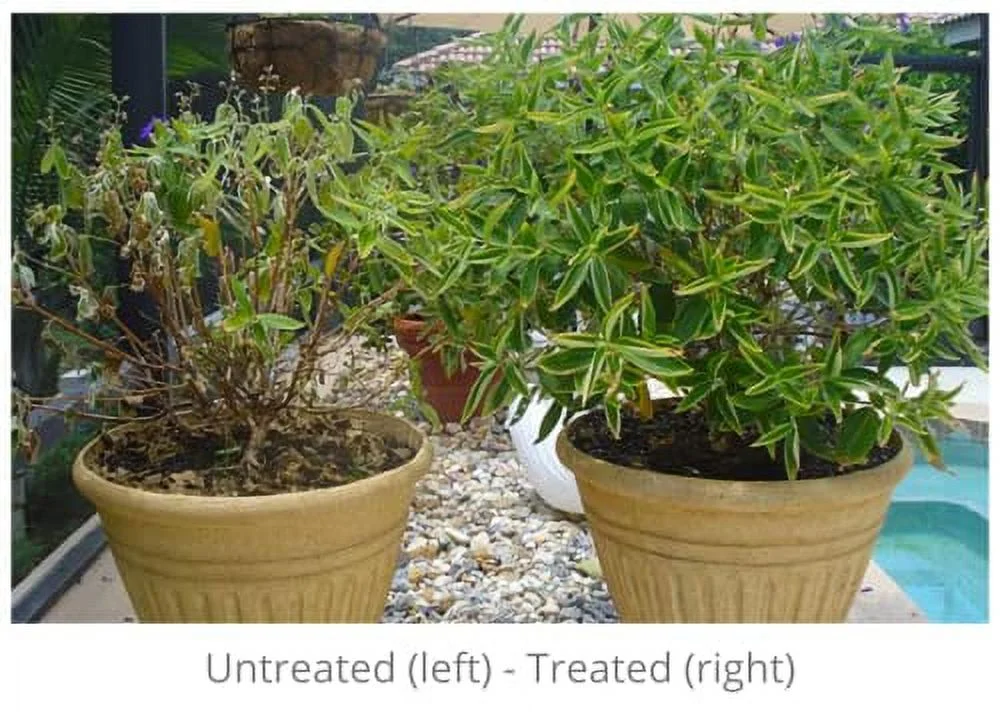 Hydretain HYDRT3212 Moisture Control Hose End,32 fl oz,Blue. Pack of 4