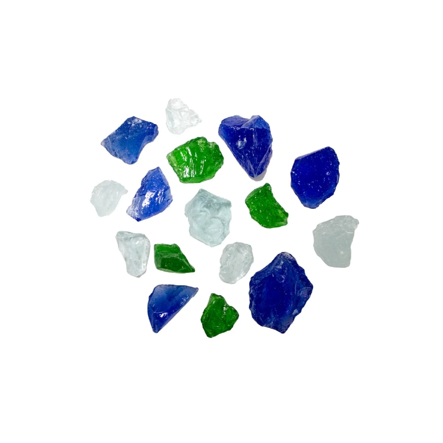 AZ Patio Heaters Recycled Fire Glass in Pacific Blend